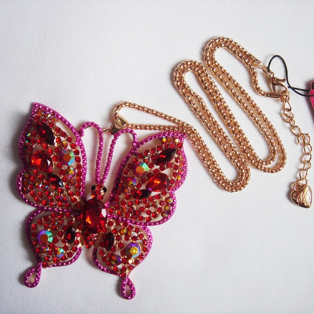 LARGE BUTTERFLY  NECKLACE